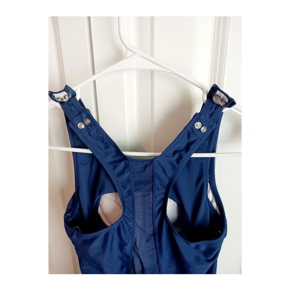 Latched Mama Racerback Peplum Swim Tank - Picture 4 of 7